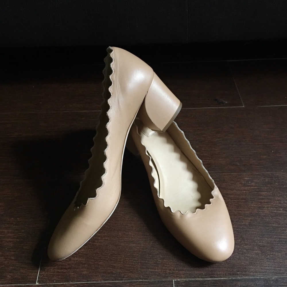 Chloe Scalloped Pumps
